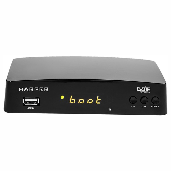 ТВ приставка DVB-T2 Harper HDT2-1511 ЭДО с экраном - Фото 1