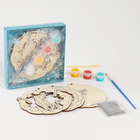 Ёлочная подвеска из дерева своими руками на новый год «Венок», набор для творчества - Фото 2