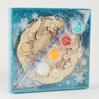 Ёлочная подвеска из дерева своими руками на новый год «Венок», набор для творчества - Фото 7