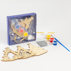 Ёлочная подвеска из дерева своими руками на новый год «Ёлка», набор для творчества - Фото 2