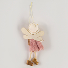 Ёлочное украшение кукла «Фея», в шапке с шарфом - Фото 5