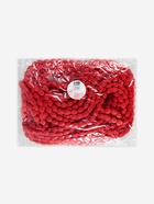 Тесьма декоративная с помпонами, 8 мм, 9.1±0.5 м, красная - Фото 3