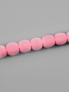 Тесьма декоративная с помпонами, 10 мм, 9.1±0.5 м, розовая - Фото 2