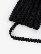 Тесьма декоративная «Шанель», 12 мм, 10±1 м, чёрная - Фото 1