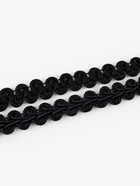 Тесьма декоративная «Шанель», 12 мм, 10±1 м, чёрная - Фото 2