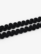 Тесьма декоративная «Шанель», 12 мм, 10±1 м, чёрная - Фото 3