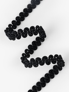 Тесьма декоративная «Шанель», 12 мм, 10±1 м, чёрная - Фото 4