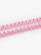 Тесьма декоративная «Шанель», 12 мм, 10±1 м, розовая - Фото 2
