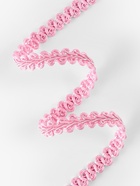 Тесьма декоративная «Шанель», 12 мм, 10±1 м, розовая - Фото 4