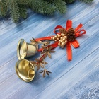 Украшение новогоднее «Зимнее волшебство. Очарование» 15×7 см, с колокольчиками и ветками - Фото 2