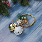 Украшение ёлочное «Зимнее волшебство. Настроение», новогоднее, 13×8 см, в виде венка - Фото 2