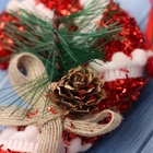 Ёлочная игрушка «Новогодний леденец» 18×7.5 см, красно-белый - Фото 3