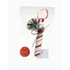 Ёлочная игрушка «Новогодний леденец» 17×7.5 см, бело-красный - Фото 9