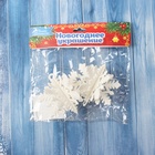 Ёлочные игрушки набор 2 шт. «Зимнее волшебство. Снежинка объёмная», 7×6 см, белый - фото 119335956