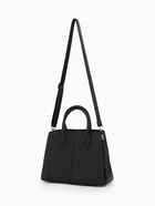 Сумка женская тоут TEXTURA на молнии, 29×11×23 см, однотонная, чёрная - фото 59821091