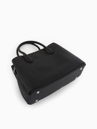 Сумка женская тоут TEXTURA на молнии, 29×11×23 см, однотонная, чёрная - Фото 8