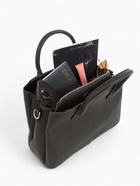 Сумка женская тоут TEXTURA на молнии, 29×11×23 см, однотонная, серая - Фото 13