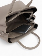 Сумка женская тоут TEXTURA на молнии, 29×11×23 см, однотонная, светло-серая - Фото 12