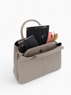 Сумка женская на молнии TEXTURA, средний размер, цвет серый - фото 809302351