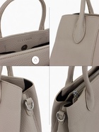 Сумка женская тоут TEXTURA на молнии, 29×11×23 см, однотонная, светло-серая - Фото 4