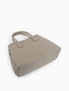 Сумка женская тоут TEXTURA на молнии, 29×11×23 см, однотонная, светло-серая - Фото 8