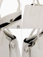 Сумка женская тоут TEXTURA на молнии, 29×11×23 см, однотонная, белая - Фото 4