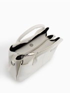 Сумка женская тоут TEXTURA на молнии, 29×11×23 см, однотонная, белая - фото 59821105