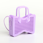 Сумка детская для девочки без застёжки, сиреневая - Фото 2