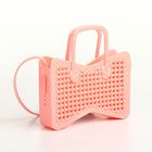 Сумка детская для девочки без застёжки, розовая - Фото 2