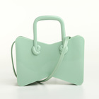 Сумка детская для девочки без застёжки, светло-зелёная - Фото 3