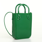 Сумка детская 13×3.5×16.5 см, без застёжки, зелёная - Фото 2