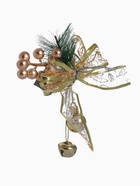 Ёлочная игрушка «Зимнее волшебство. Новогодний стиль» пластик, бант прозрачный, 16×12 см, золото - Фото 8