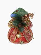 Ёлочная игрушка «Зимнее волшебство. Новогодний стиль» пластик, бант прозрачный, 16×12 см, золото - Фото 9