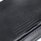 Сумка женская багет на молнии, 27×5×13 см, однотонная, чёрная - Фото 11