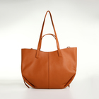 Сумка женская на магните, цвет рыжий - Фото 3