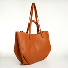 Сумка женская на магните, цвет рыжий - Фото 5