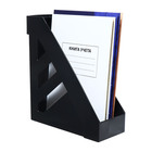 Лоток для бумаг вертикальный Стамм "Стандарт", ширина 100 мм, чёрный - фото 25471261