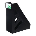 Лоток для бумаг вертикальный Стамм "Стандарт", ширина 100 мм, чёрный - фото 25471257