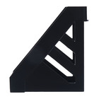 Лоток для бумаг вертикальный Стамм "Стандарт", ширина 100 мм, чёрный - фото 25471260