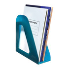 Лоток для бумаг вертикальный Стамм "Фаворит", ширина 90 мм, зеленый хамелеон - фото 25471267