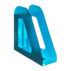 Лоток для бумаг вертикальный Стамм "Фаворит", ширина 90 мм, зеленый хамелеон - фото 25471262