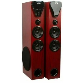 Колонка 10" (20-80 HOME SOUND) динамик 8шт/2х10"; 4х4"; 2х1.5" комплект 2 колонки ELTRONIC (красная)