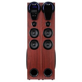 Колонка 10" (30-34 HOME SOUND) динамик 8шт/2х10"; 4х4"; 2х1.5" комплект 2 колонки ELTRONIC (красная)