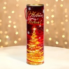 Подарочная коробка, тубус «Красно-Золотая» 99×340 мм . - Фото 2