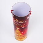 Подарочная коробка, тубус «Красно-Золотая» 99×340 мм . - Фото 6
