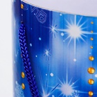 Подарочная новогодняя коробка - тубус «Синие шары», 99×340 мм - Фото 7