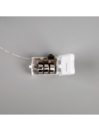 Гирлянда «Нить» 2 м роса с насадками «Шарики», IP20, нить серебристая, 20 LED 4.6 В, батарейки AG13x3 (в комплекте), 3 режима, свечение тёплое белое - фото 6933518