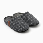 Тапочки женские, размер 38-39, цвет серый - фото 25421853