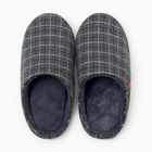 Тапочки женские, размер 40-41, цвет серый - фото 25421858