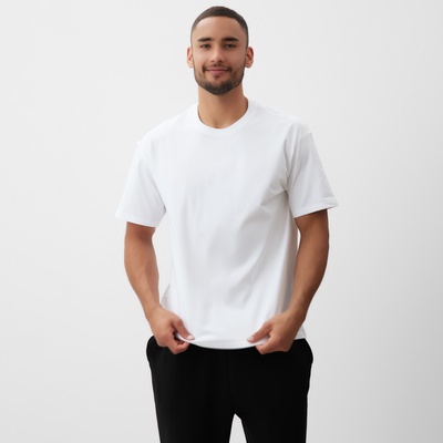 Футболка мужская MINAKU, размер 42-44, белая